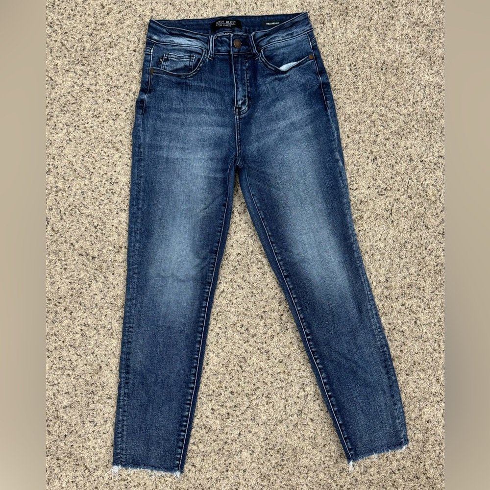 Judy Blue Dark Wash Relaxed Jeans